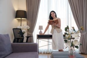 rideau lin salon