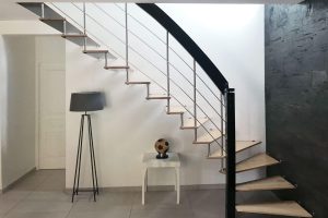 escalier sans contremarche