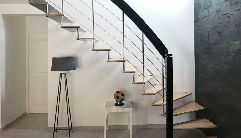 escalier sans contremarche